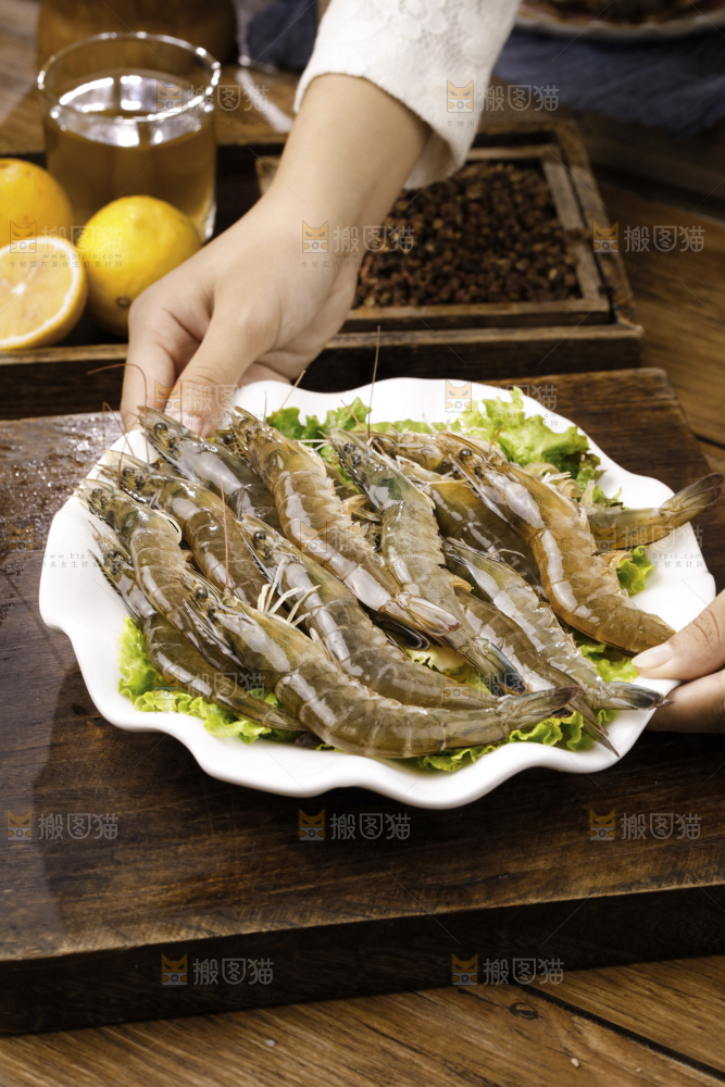 深底上的青岛大虾