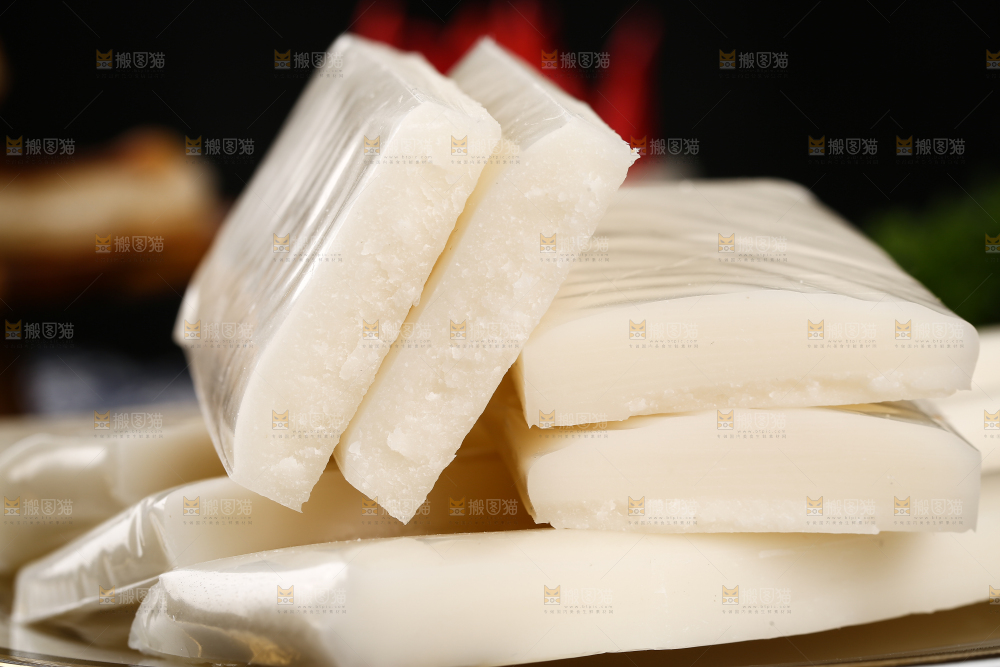 深底上的年糕
