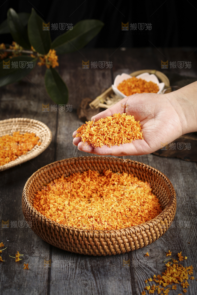 深底上的桂花