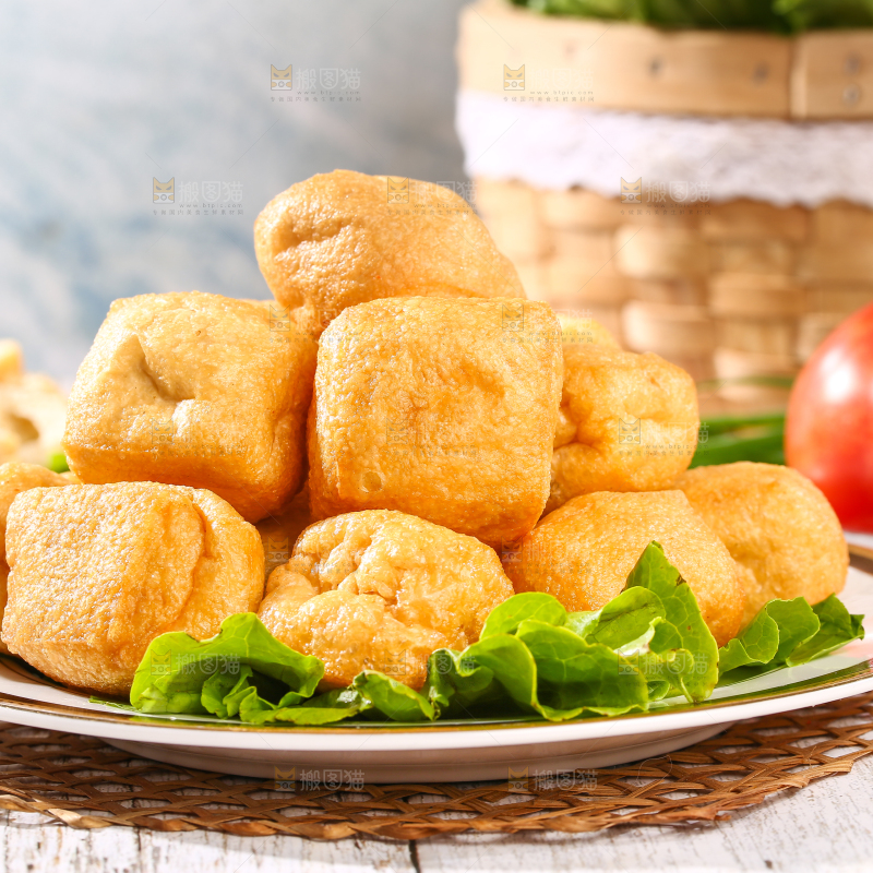 浅底上的油豆泡