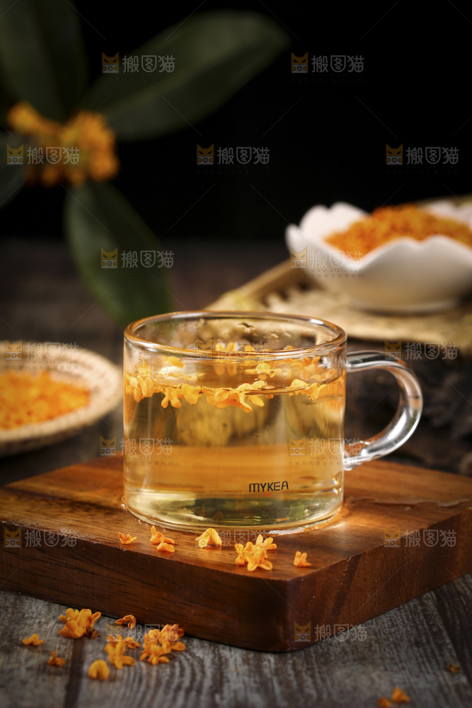 深底上的桂花