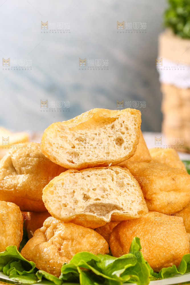 浅底上的油豆泡