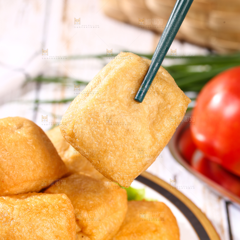 浅底上的油豆泡