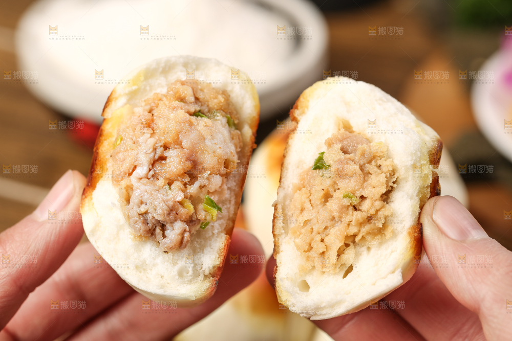 深底上的滑肉包