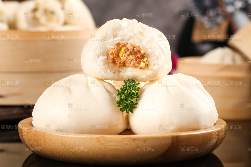 深底上的滑肉包