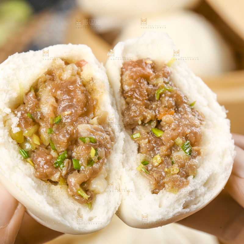 深底上的滑肉包