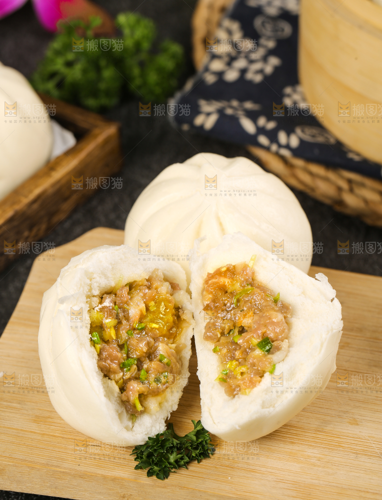 深底上的滑肉包