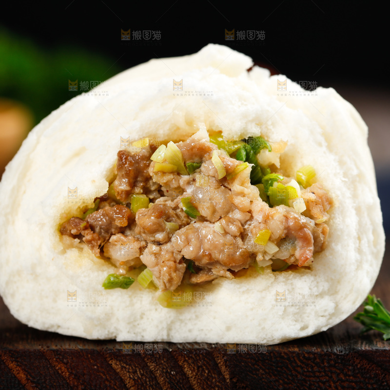 深底上的滑肉包
