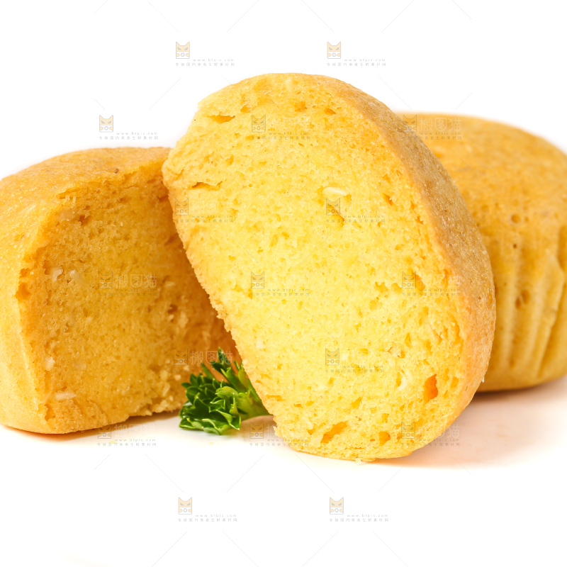 白底上的马拉糕