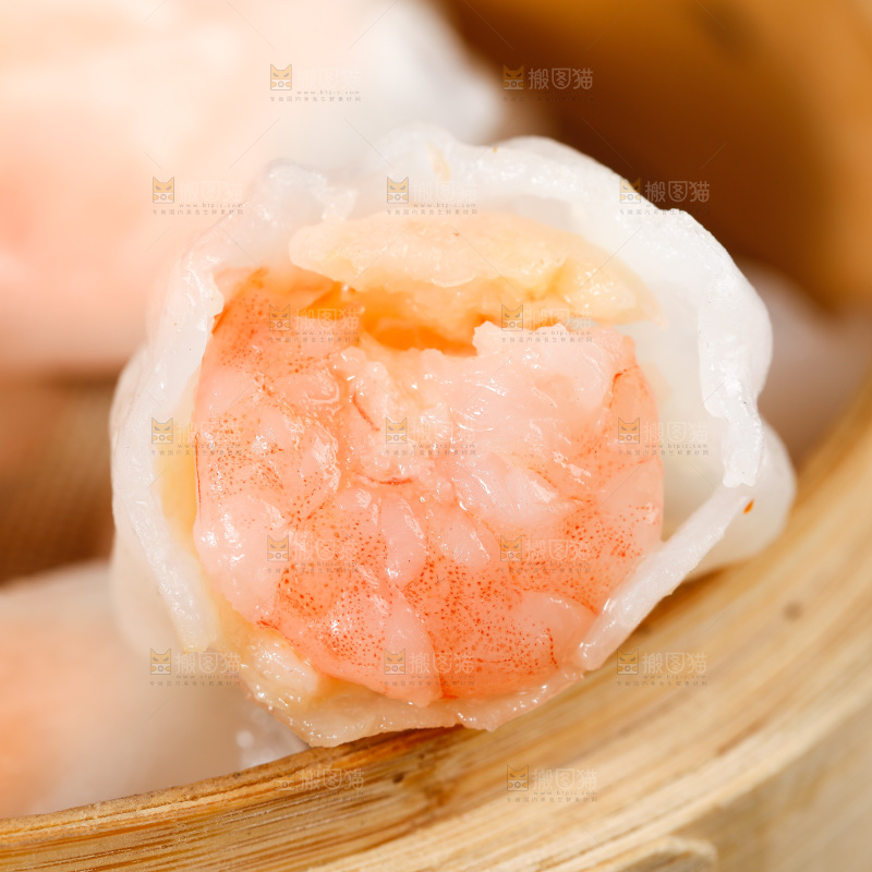 深底上的虾饺