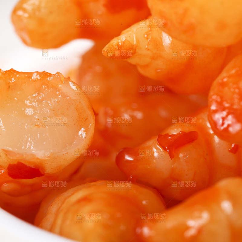 盘子里的红油宝塔菜