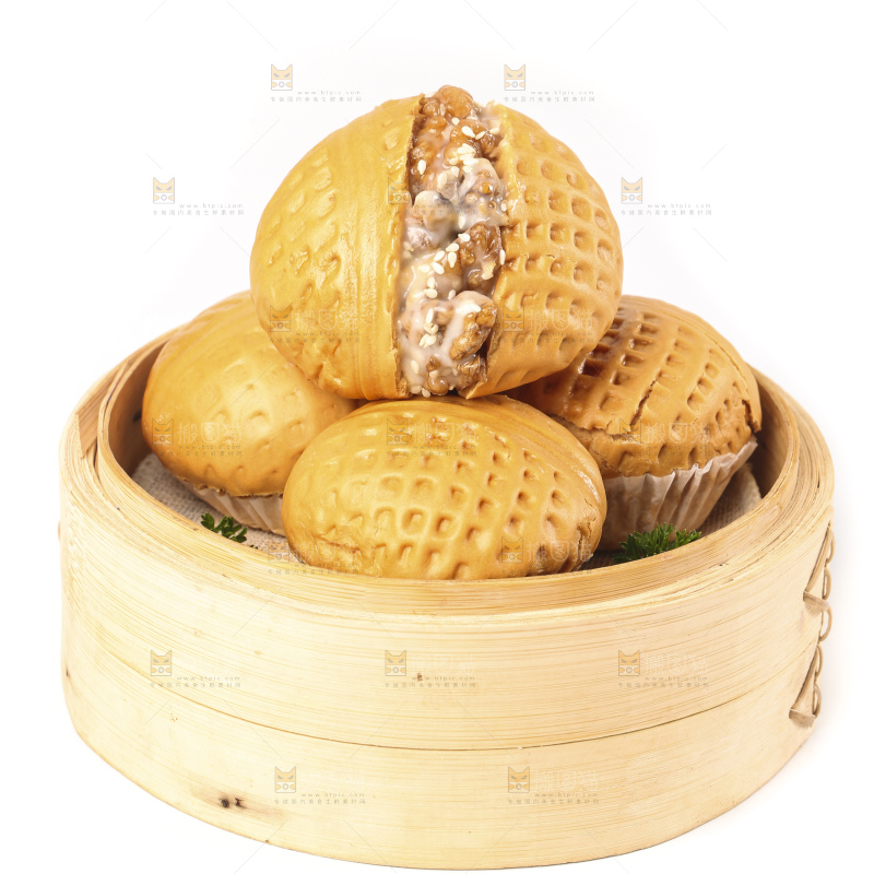 白底上的核桃包