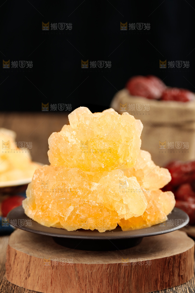 深底上的黄冰糖