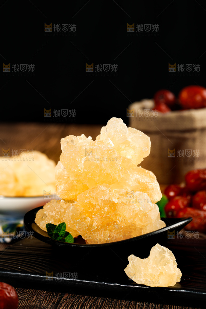 深底上的黄冰糖