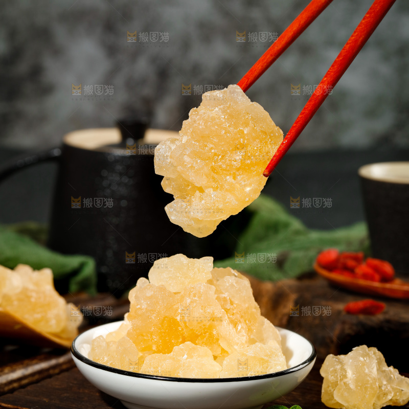 深底上的黄冰糖