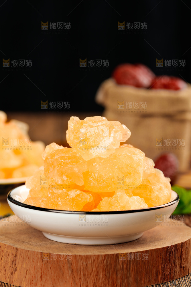 深底上的黄冰糖