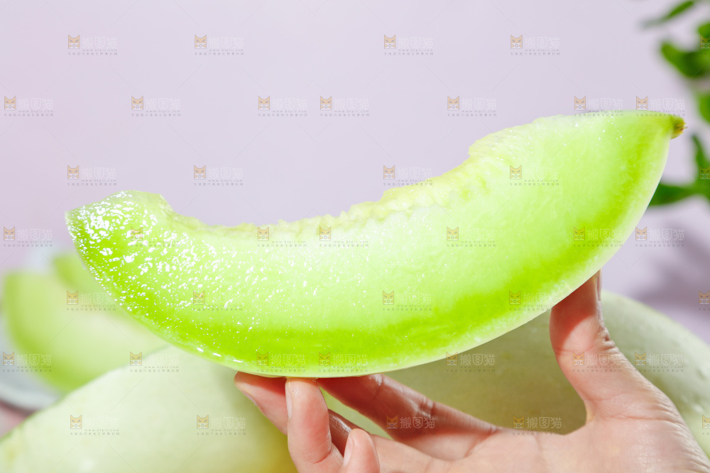 浅底上的玉菇甜瓜