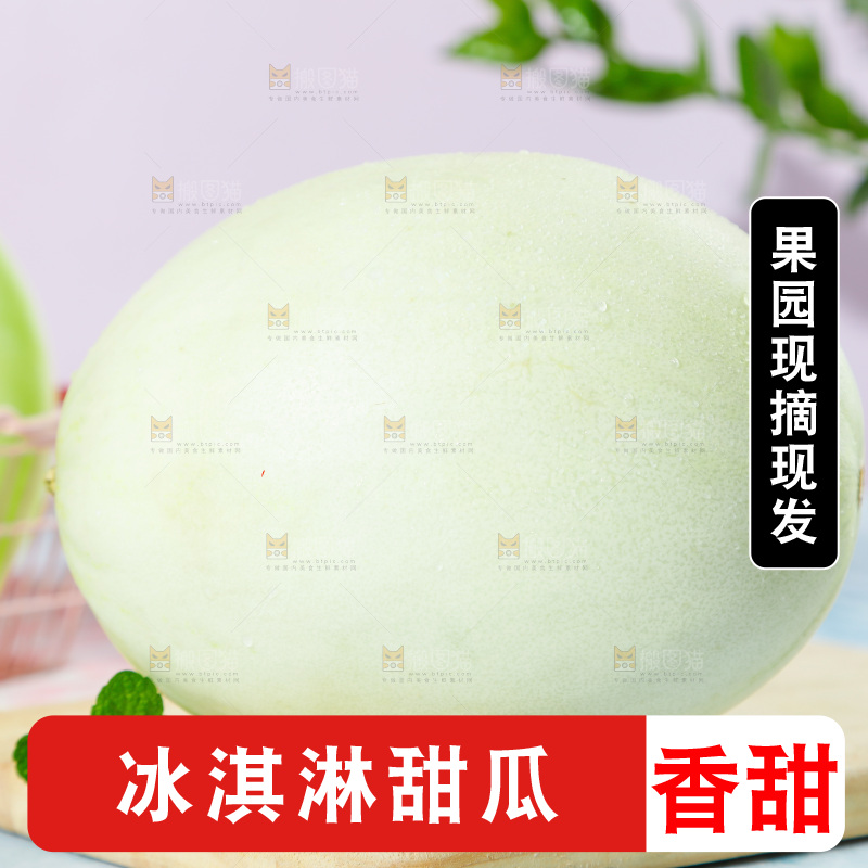 浅底上的玉菇甜瓜