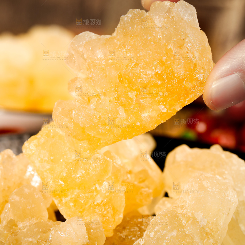 深底上的黄冰糖