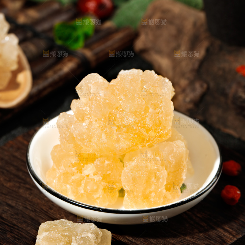 深底上的黄冰糖