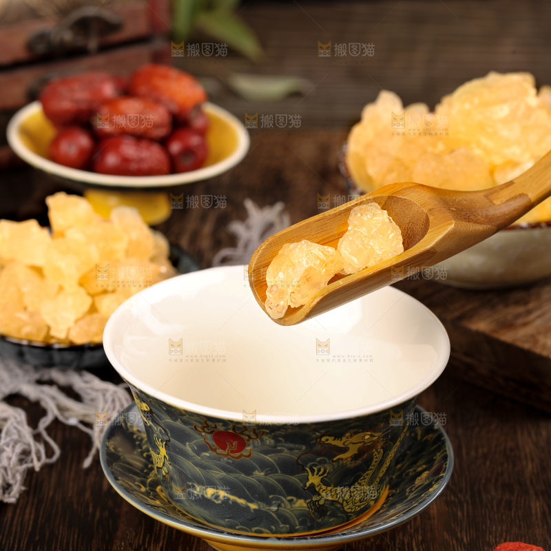 深底上的黄冰糖