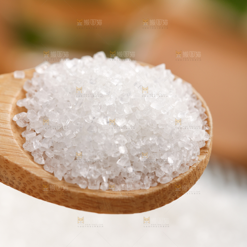 浅底上的白砂糖