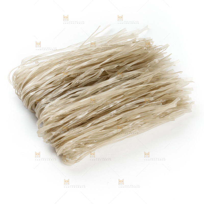 白底上的手工红薯粉