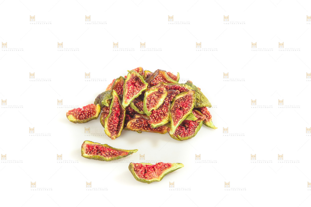 白底上的无花果脯