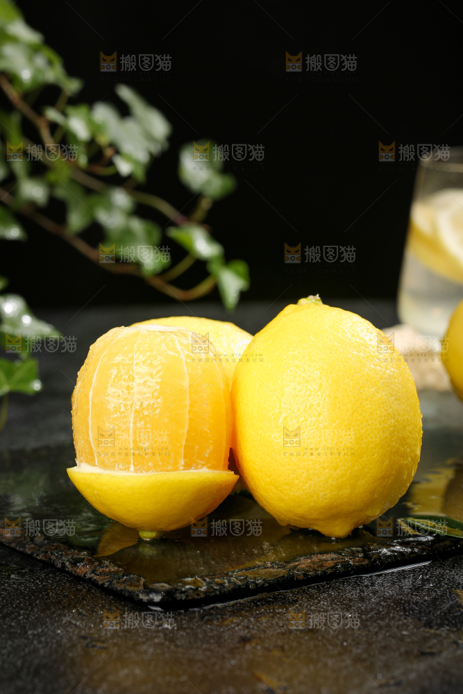 深底上的安岳黄柠檬