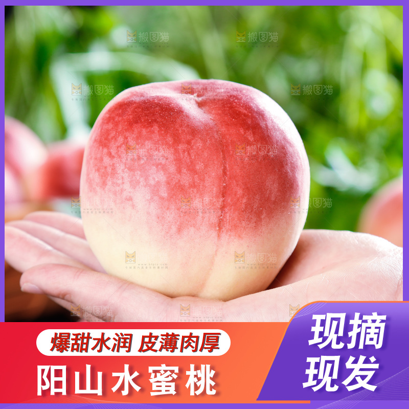 深底上的阳山水蜜桃