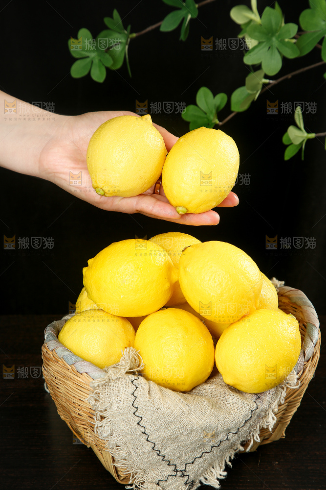 深底上的安岳黄柠檬