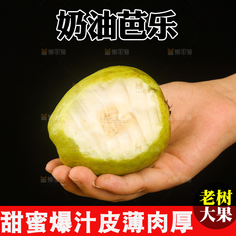 深底上的奶油芭乐