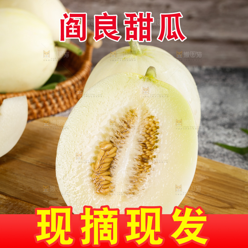 深底上的阎良甜瓜