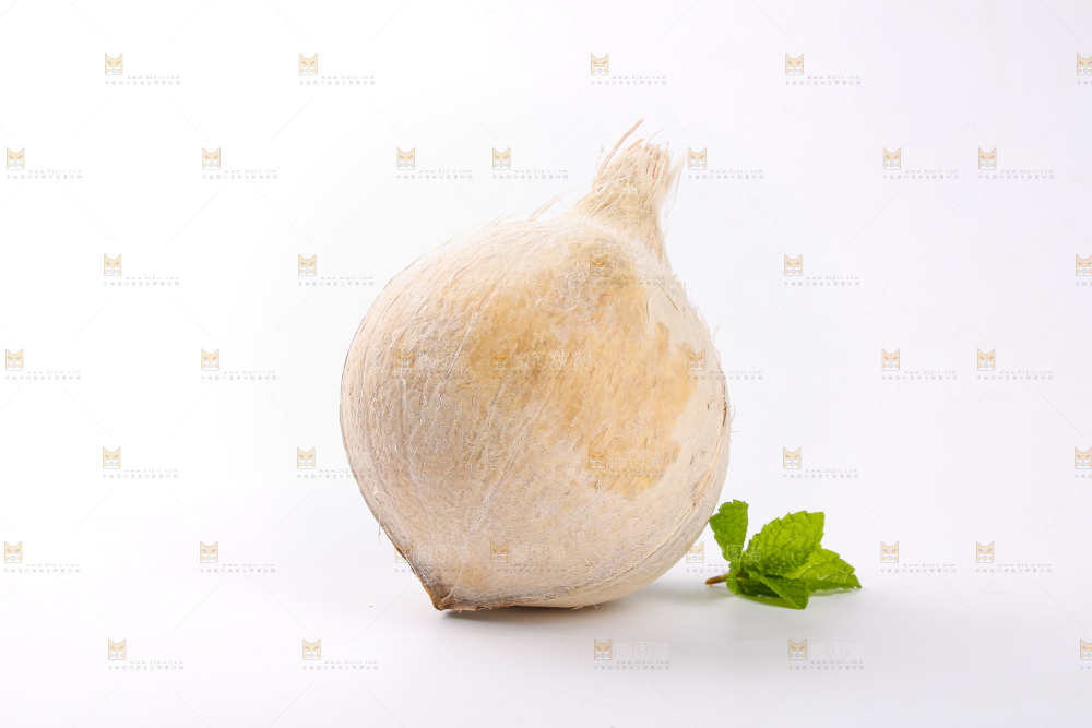 白底上的牛奶椰皇