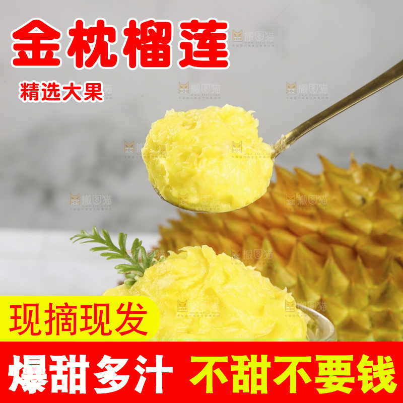 浅底上的金枕榴莲