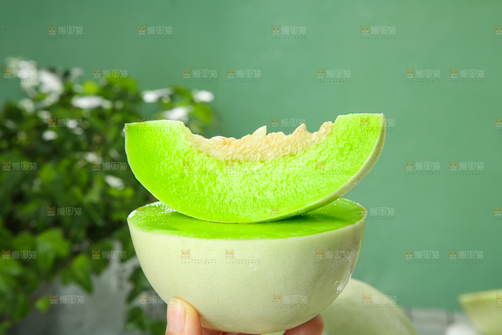 浅底上的玉菇甜瓜