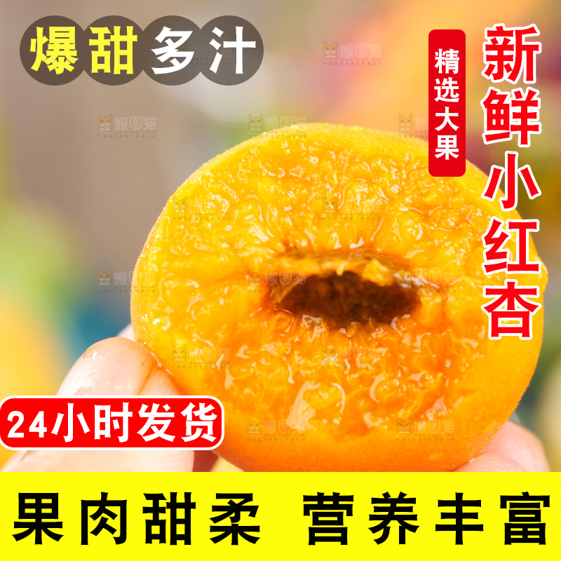 深底上的小红杏
