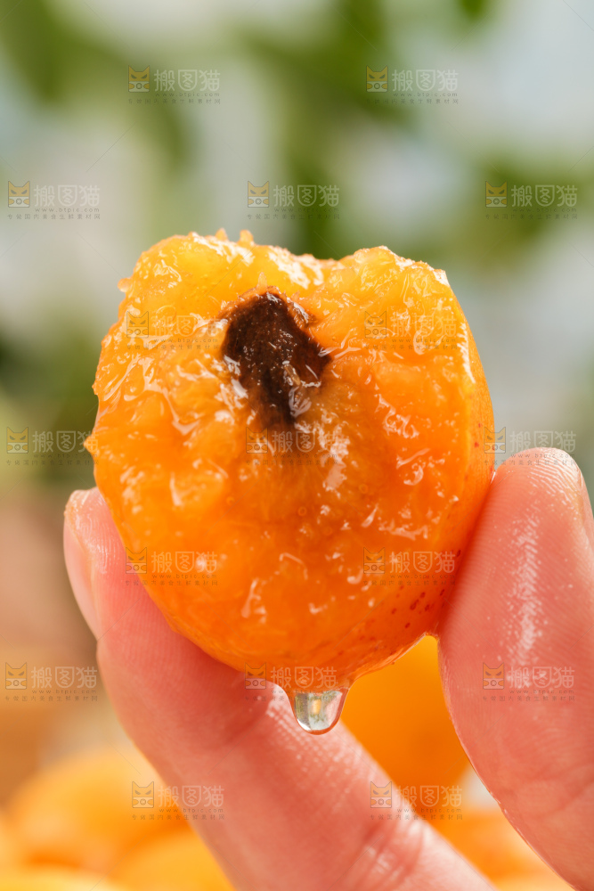 木底上的小红杏