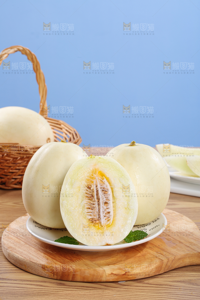 木底上的阎良甜瓜