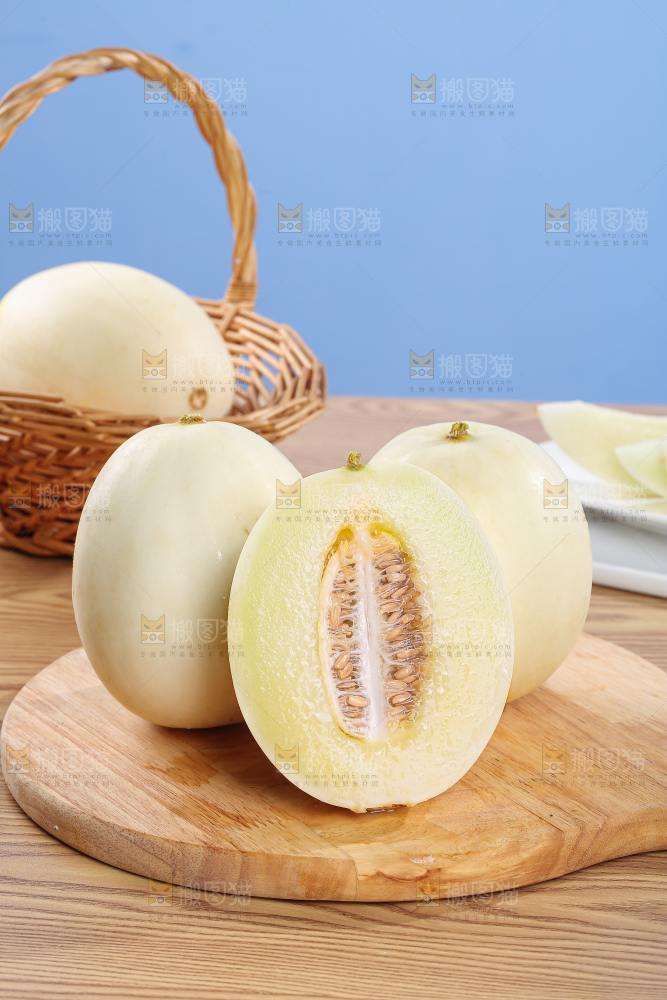 木底上的阎良甜瓜