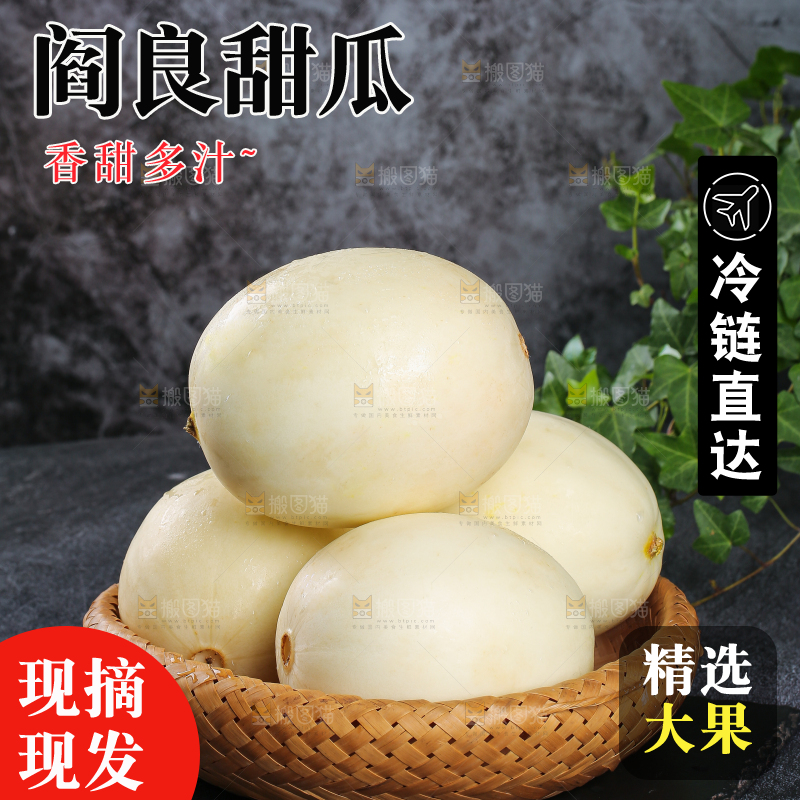 深底上的阎良甜瓜