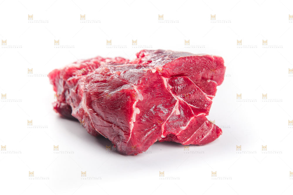 白底上的牛腱子
