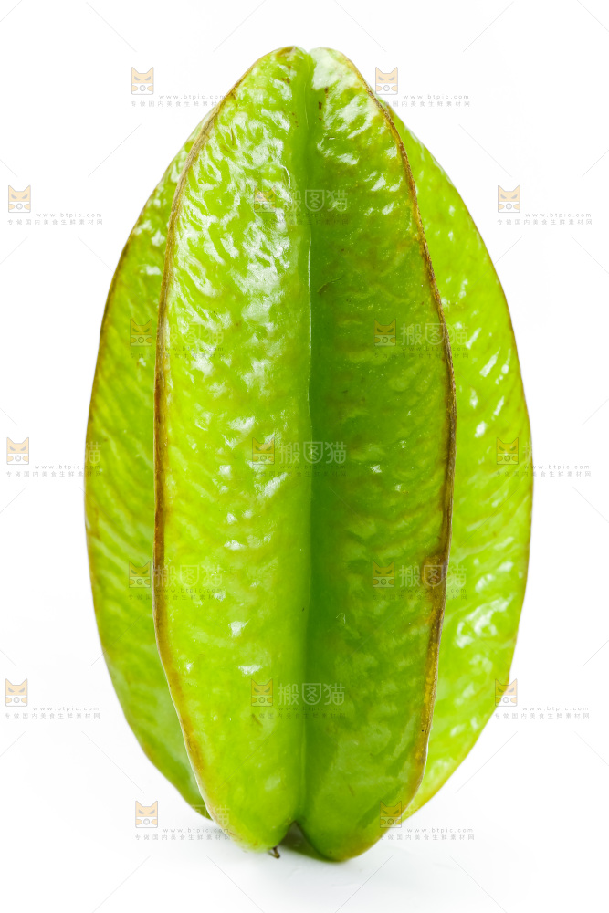 白底上的漳州杨桃
