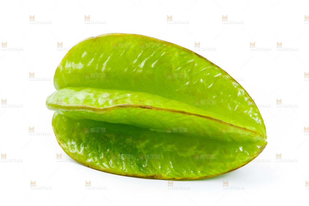 白底上的漳州杨桃