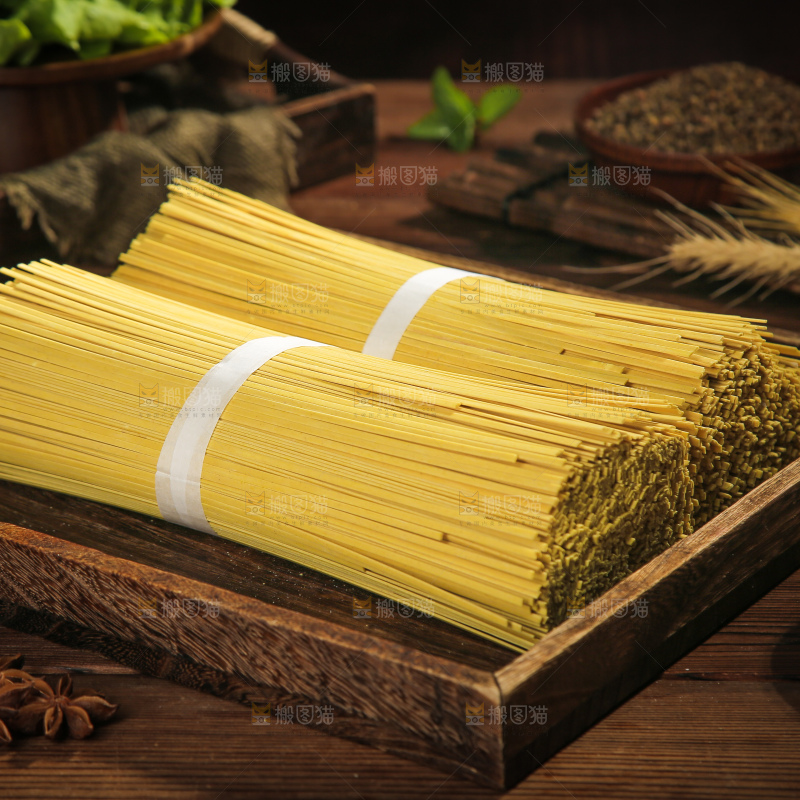 深底上的苦荞面