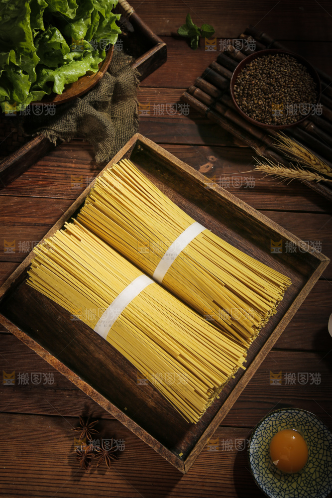 深底上的苦荞面