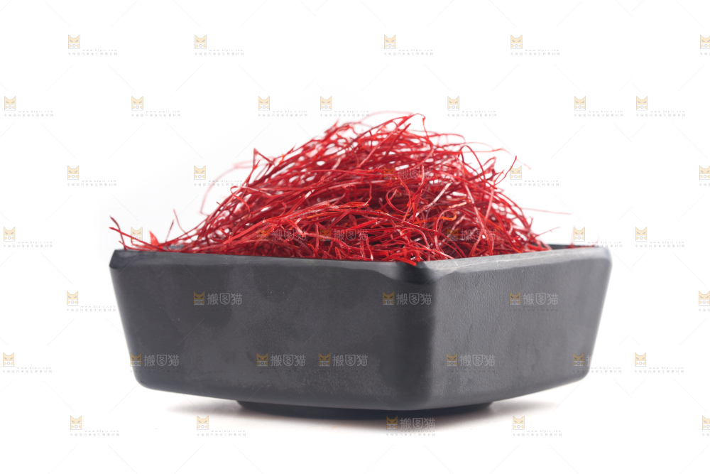 白底上的细辣椒丝