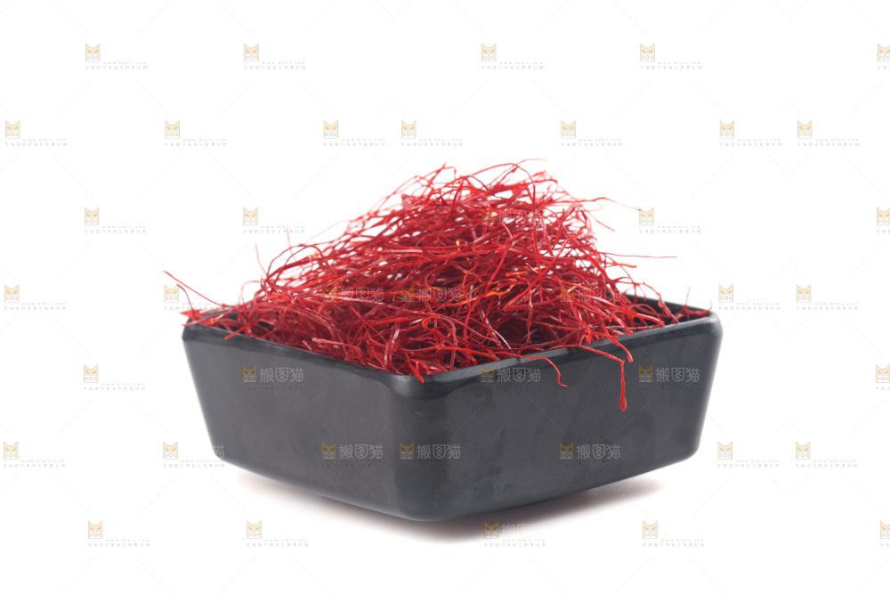 白底上的细辣椒丝