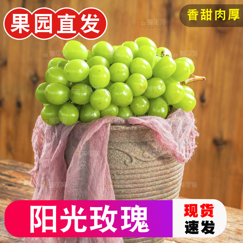木底上的阳光玫瑰青提