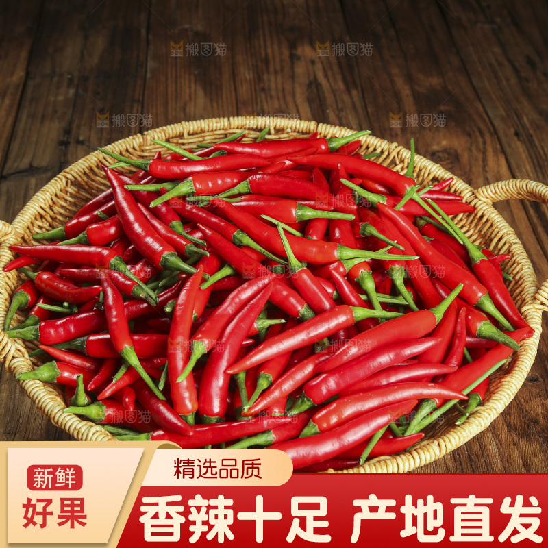 木底上的小米椒